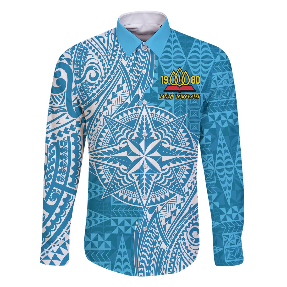Personalised Tonga Lavengamalie College Family Matching Off The Shoulder Long Sleeve Dress and Hawaiian Shirt Since 1980 Special Kupesi Pattern
