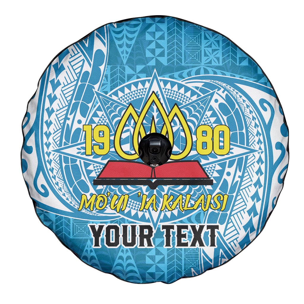 Personalised Tonga Lavengamalie College Spare Tire Cover Since 1980 Special Kupesi Pattern