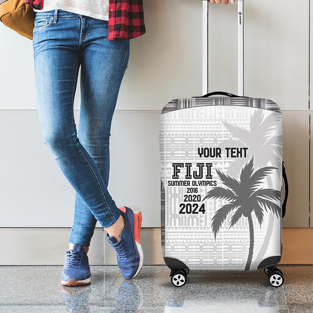 Custom Fiji Rugby Luggage Cover History Champions World Cup 7s - White