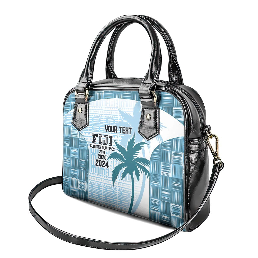 Custom Fiji Rugby Shoulder Handbag History Champions World Cup 7s - Bllue