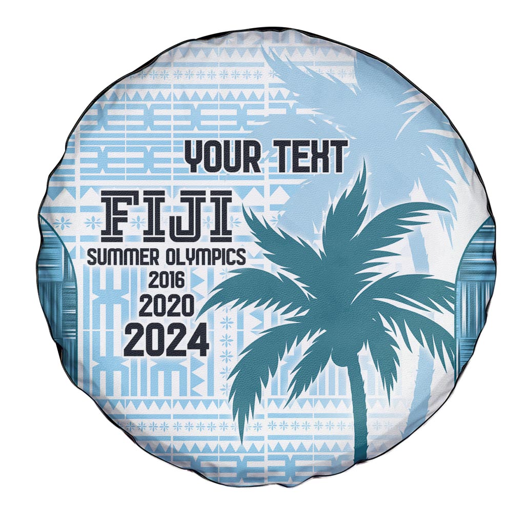 Custom Fiji Rugby Spare Tire Cover History Champions World Cup 7s - Bllue