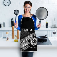 Custom Rugby Fiji Apron Black Traditional Masi Inspired