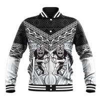Custom Rugby New Zealand Black Fern Baseball Jacket Niho Taniwha Inspired