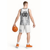 Custom Rugby New Zealand Black Fern Basketball Jersey Niho Taniwha Inspired