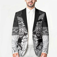 Custom Rugby New Zealand Black Fern Blazer Niho Taniwha Inspired