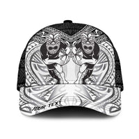 Personalised Rugby New Zealand Black Fern Classic Cap Niho Taniwha Inspired