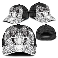 Personalised Rugby New Zealand Black Fern Classic Cap Niho Taniwha Inspired