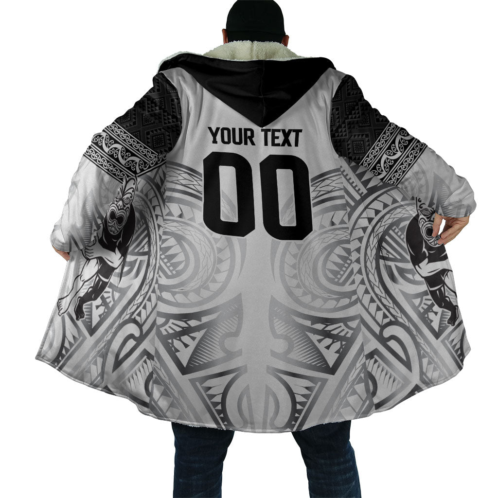 Custom Rugby New Zealand Black Fern Cloak Niho Taniwha Inspired