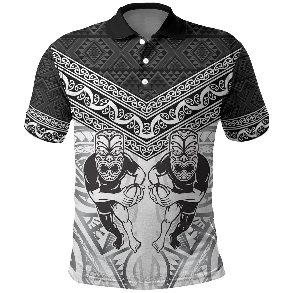 Custom Rugby New Zealand Black Fern Polo Shirt Niho Taniwha Inspired