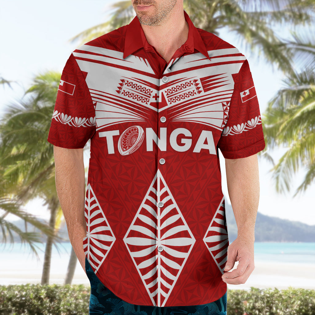 Tonga Rugby Hawaiian Shirt Proud Tongan Ngatu Kupesi World Cup 2023 No1 LT9 - Polynesian Pride