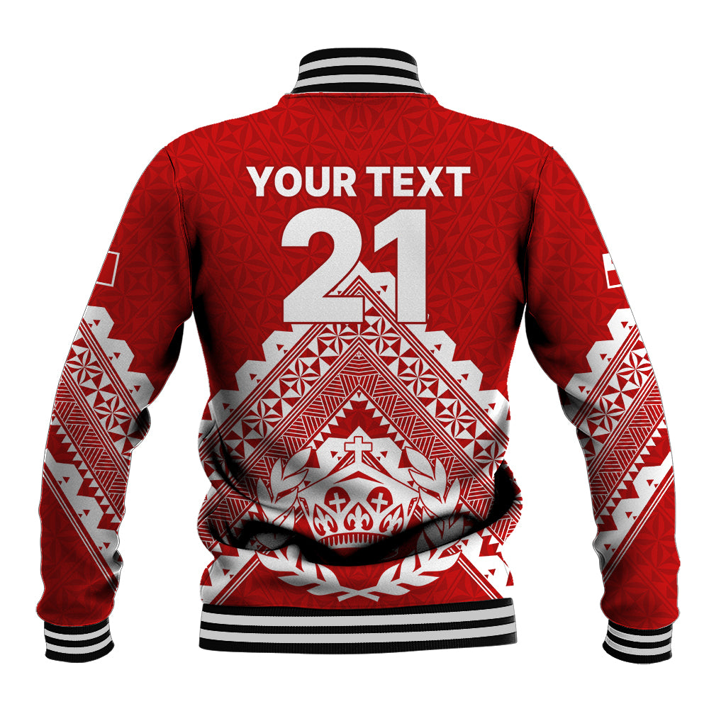 Custom Tonga Rugby Baseball Jacket Proud Tongan Ngatu Kupesi World Cup 2023 No1 LT9 - Polynesian Pride