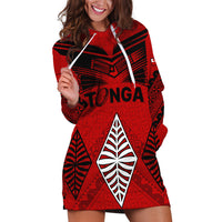 Tonga Rugby Hoodie Dress Proud Tongan Ngatu Kupesi World Cup 2023 No2 LT9 Black - Polynesian Pride