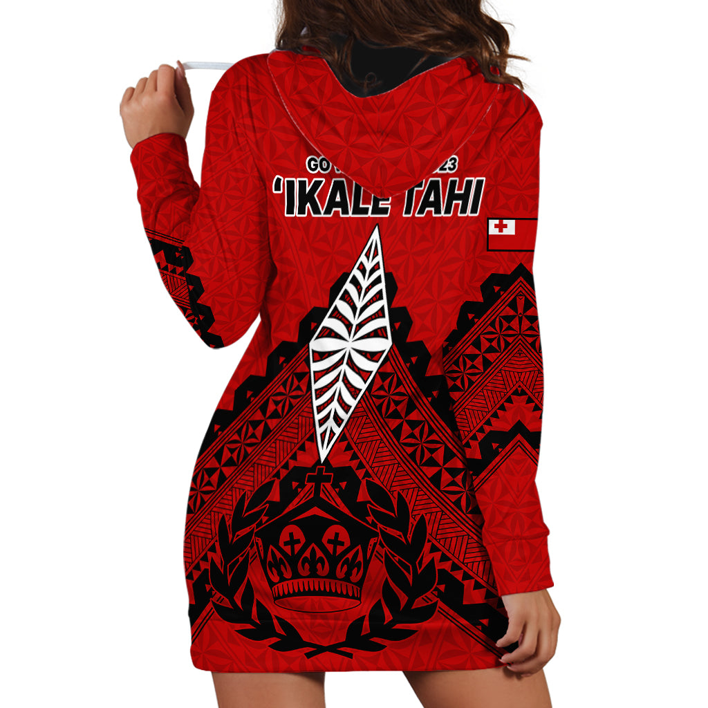 Tonga Rugby Hoodie Dress Proud Tongan Ngatu Kupesi World Cup 2023 No2 LT9 - Polynesian Pride