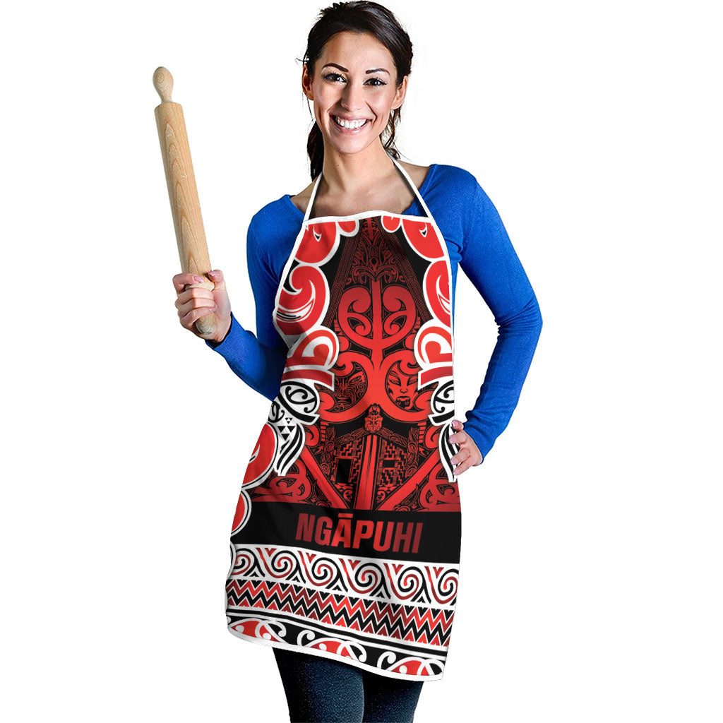 Aotearoa Iwi Ngapuhi Apron Maori Wharenui House Tribal Pattern LT9 - Polynesian Pride