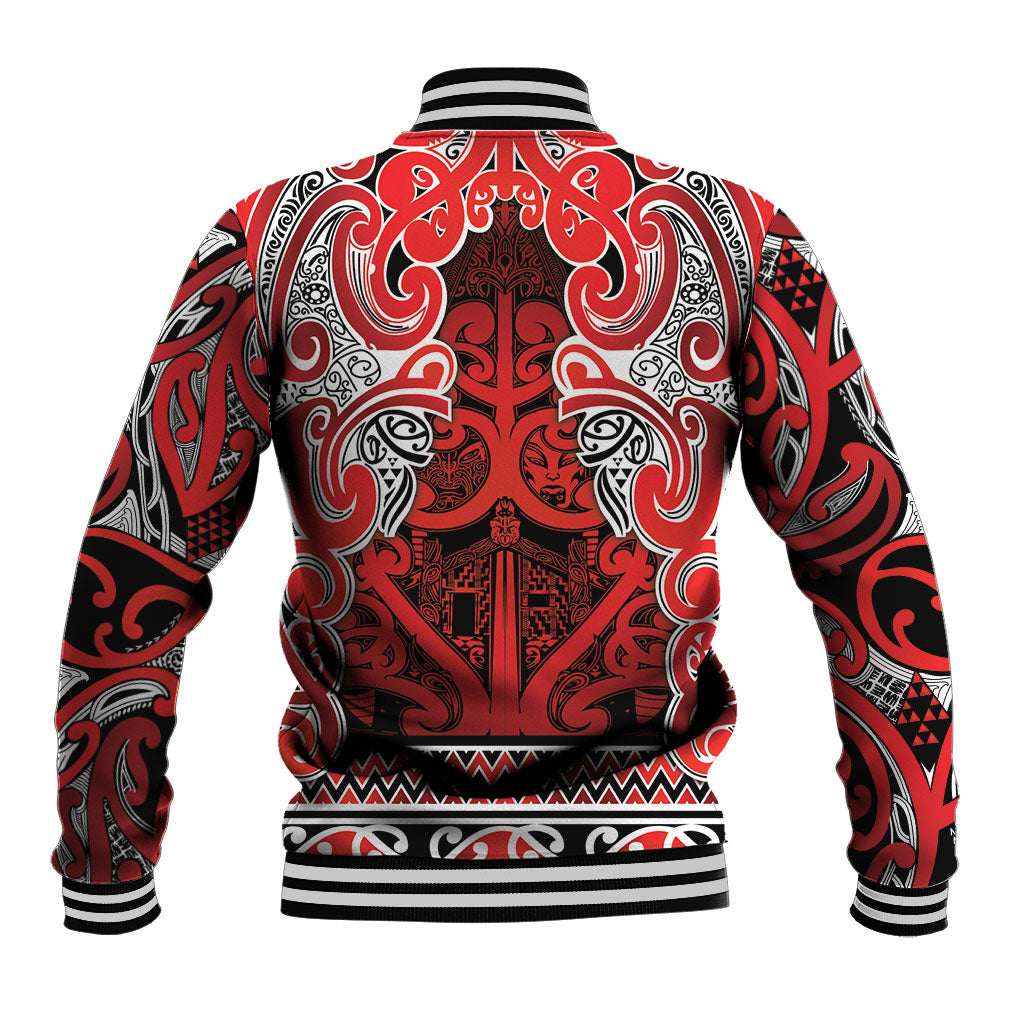 Aotearoa Iwi Ngapuhi Baseball Jacket Maori Wharenui House Tribal Pattern LT9 - Polynesian Pride