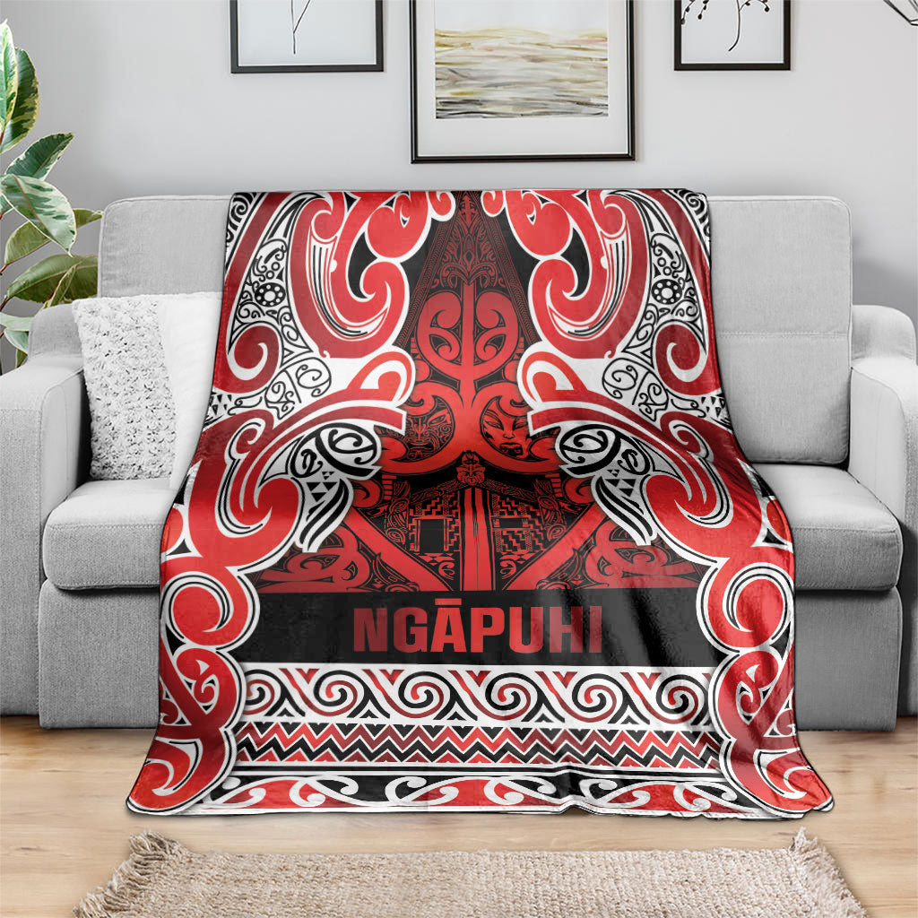 Aotearoa Iwi Ngapuhi Blanket Maori Wharenui House Tribal Pattern LT9 - Polynesian Pride