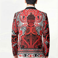 Aotearoa Iwi Ngapuhi Blazer Maori Wharenui House Tribal Pattern LT9 - Polynesian Pride