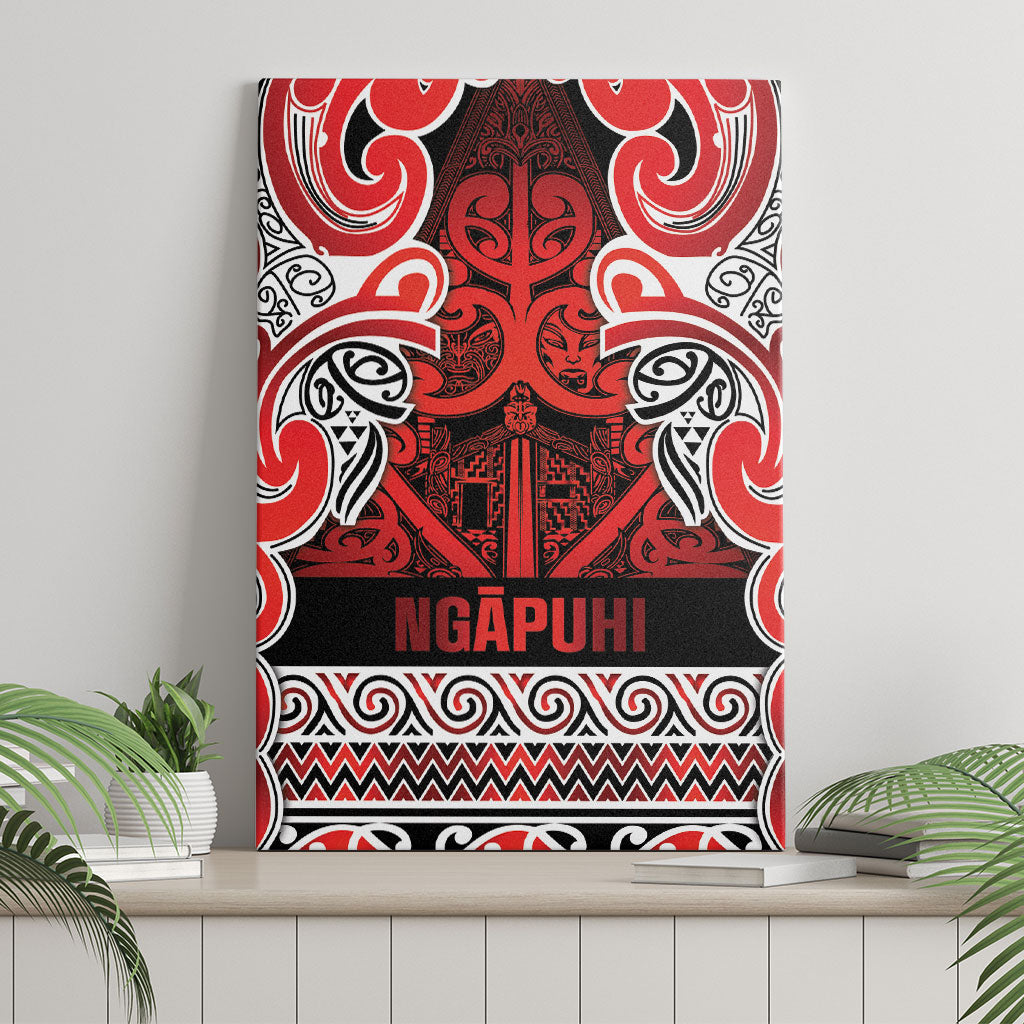 Aotearoa Iwi Ngapuhi Canvas Wall Art Maori Wharenui House Tribal Pattern LT9 - Polynesian Pride