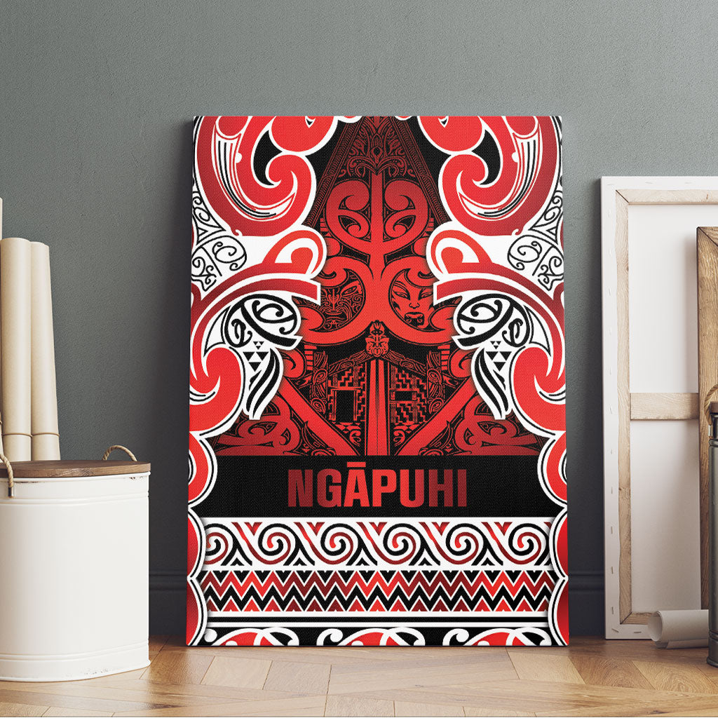 Aotearoa Iwi Ngapuhi Canvas Wall Art Maori Wharenui House Tribal Pattern LT9 - Polynesian Pride