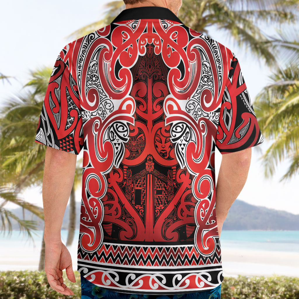 Aotearoa Iwi Ngapuhi Hawaiian Shirt Maori Wharenui House Tribal Pattern LT9 - Polynesian Pride