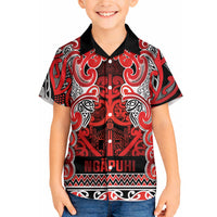 Aotearoa Iwi Ngapuhi Hawaiian Shirt Maori Wharenui House Tribal Pattern LT9 - Polynesian Pride