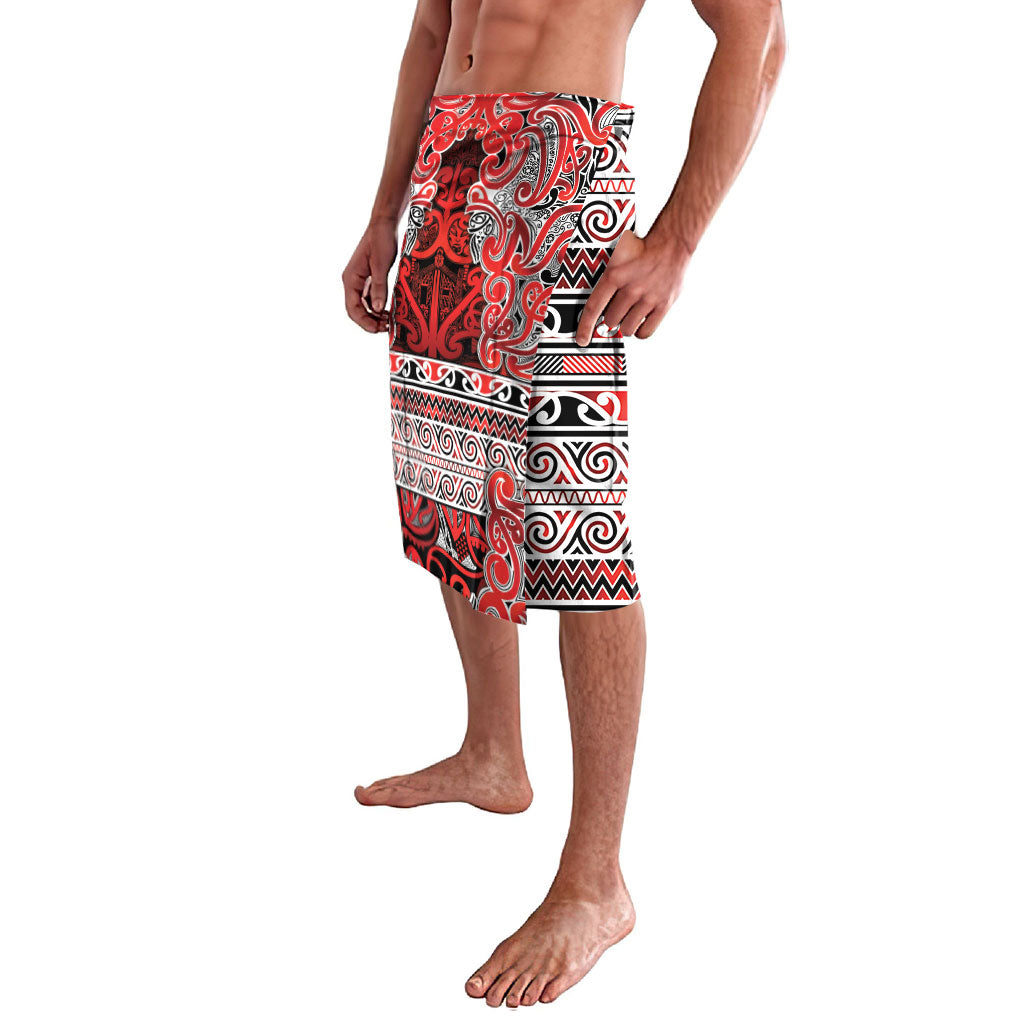 Aotearoa Iwi Ngapuhi Lavalava Maori Wharenui House Tribal Pattern LT9 - Polynesian Pride