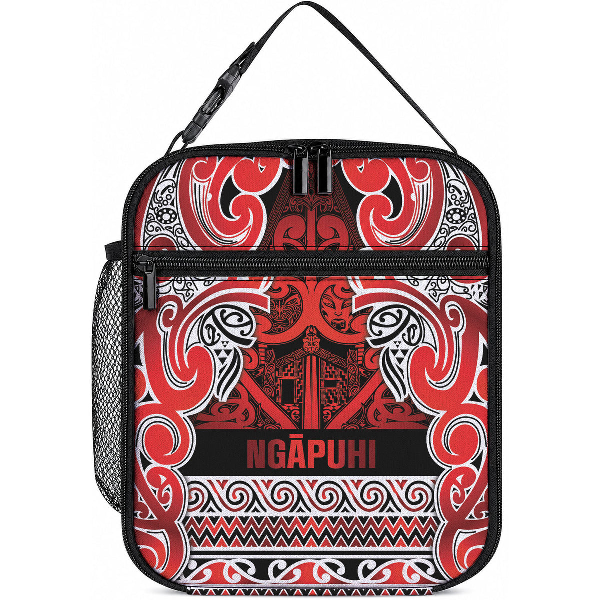 Aotearoa Iwi Ngapuhi Lunch Bag Maori Wharenui House Tribal Pattern
