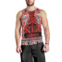 Aotearoa Iwi Ngapuhi Men Tank Top Maori Wharenui House Tribal Pattern LT9 - Polynesian Pride