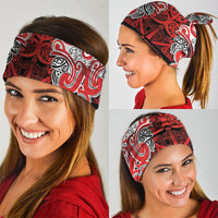 Aotearoa Iwi Ngapuhi Neck Gaiter Maori Wharenui House Tribal Pattern LT9 - Polynesian Pride