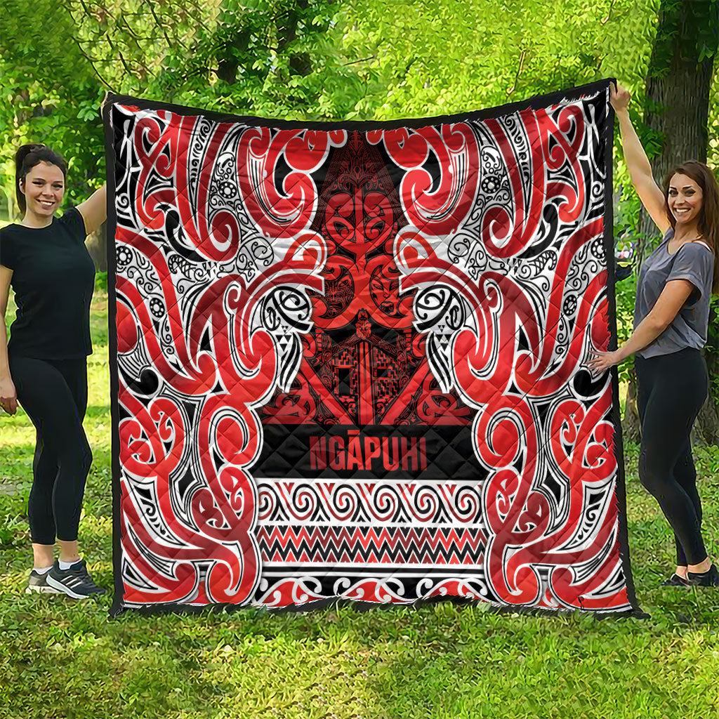 Aotearoa Iwi Ngapuhi Quilt Maori Wharenui House Tribal Pattern LT9 - Polynesian Pride