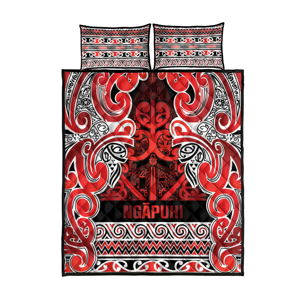 Aotearoa Iwi Ngapuhi Quilt Bed Set Maori Wharenui House Tribal Pattern LT9 - Polynesian Pride
