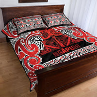 Aotearoa Iwi Ngapuhi Quilt Bed Set Maori Wharenui House Tribal Pattern LT9 - Polynesian Pride