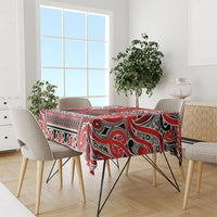 Aotearoa Iwi Ngapuhi Tablecloth Maori Wharenui House Tribal Pattern LT9 - Polynesian Pride