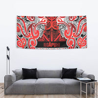 Aotearoa Iwi Ngapuhi Tapestry Maori Wharenui House Tribal Pattern LT9 - Polynesian Pride