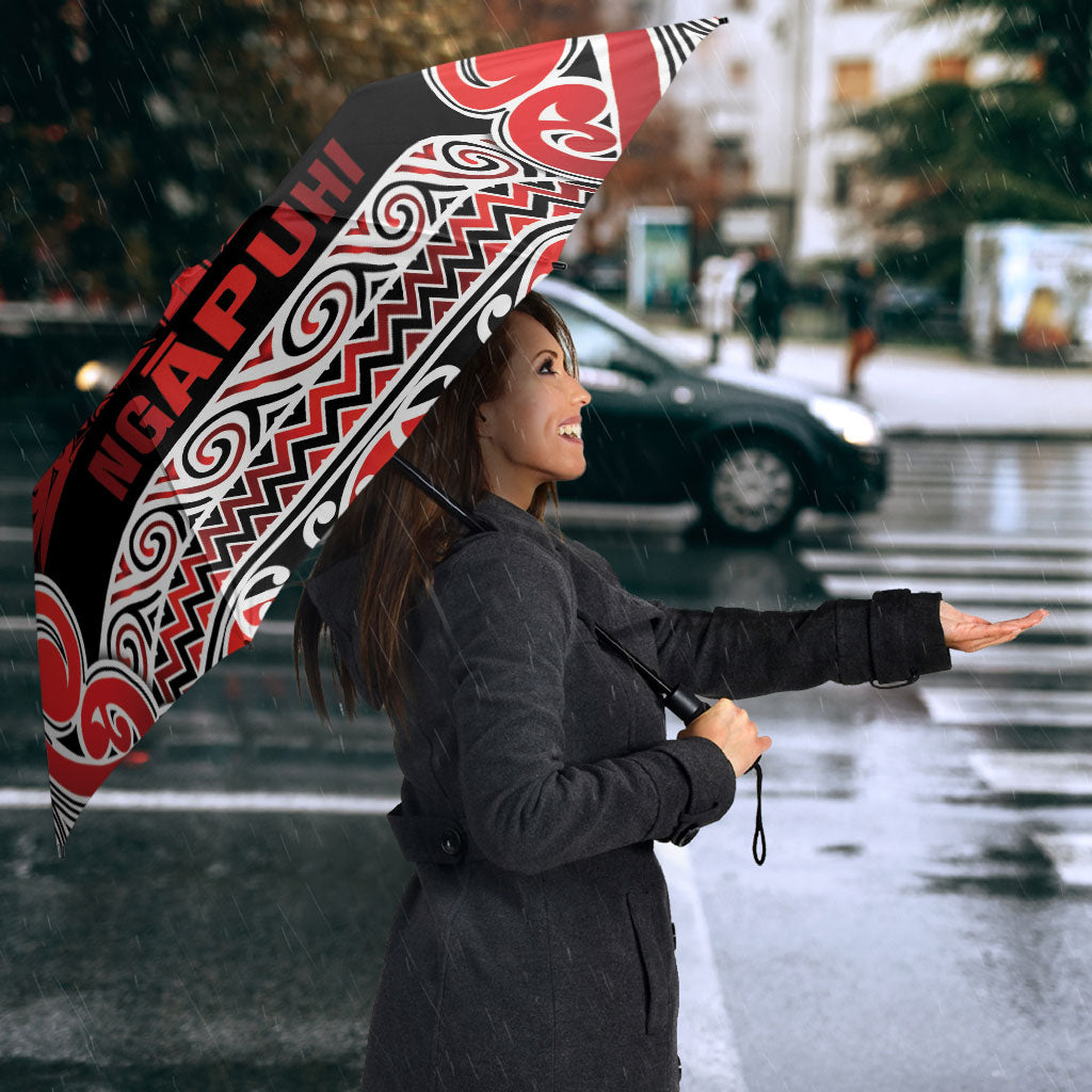 Aotearoa Iwi Ngapuhi Umbrella Maori Wharenui House Tribal Pattern LT9 - Polynesian Pride