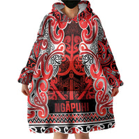 Aotearoa Iwi Ngapuhi Wearable Blanket Hoodie Maori Wharenui House Tribal Pattern LT9 - Polynesian Pride