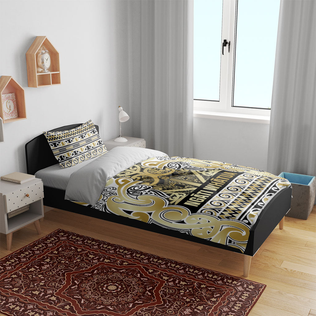 Aotearoa Iwi Ngati Whatua Bedding Set Maori Wharenui House Tribal Pattern LT9 - Polynesian Pride