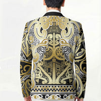 Aotearoa Iwi Ngati Whatua Blazer Maori Wharenui House Tribal Pattern LT9 - Polynesian Pride