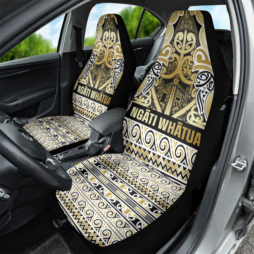 Aotearoa Iwi Ngati Whatua Car Seat Cover Maori Wharenui House Tribal Pattern LT9 - Polynesian Pride