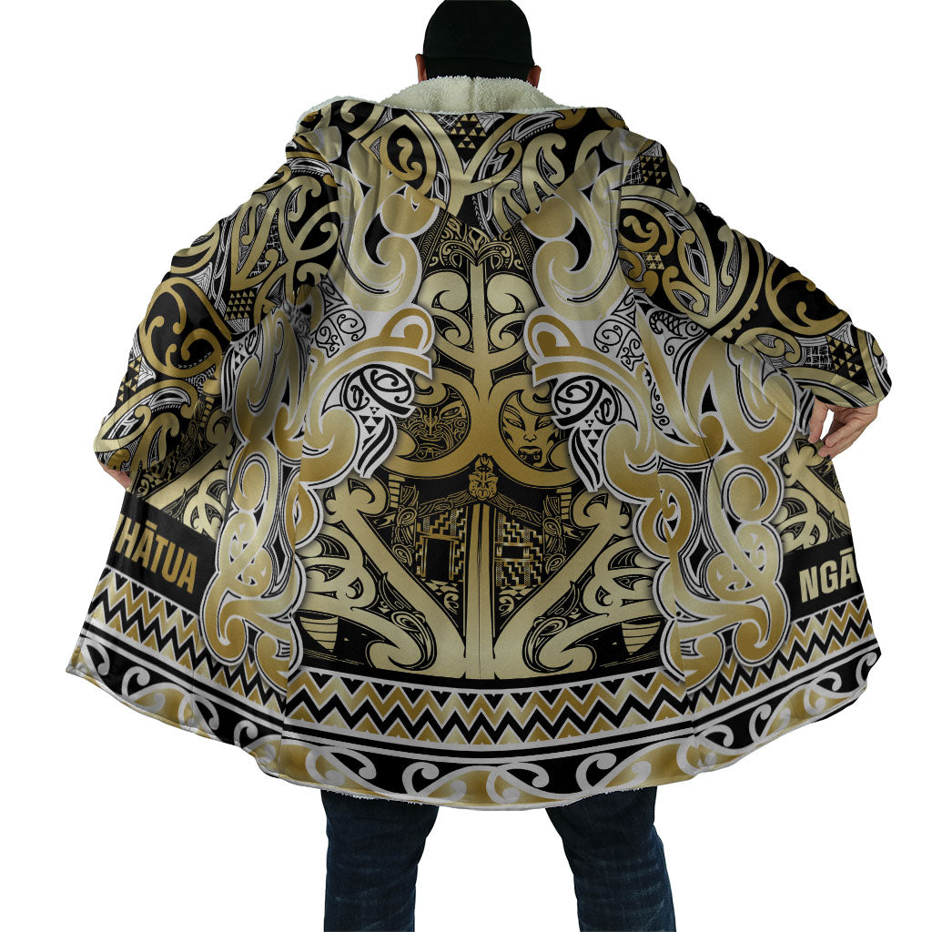 Aotearoa Iwi Ngati Whatua Cloak Maori Wharenui House Tribal Pattern LT9 - Polynesian Pride