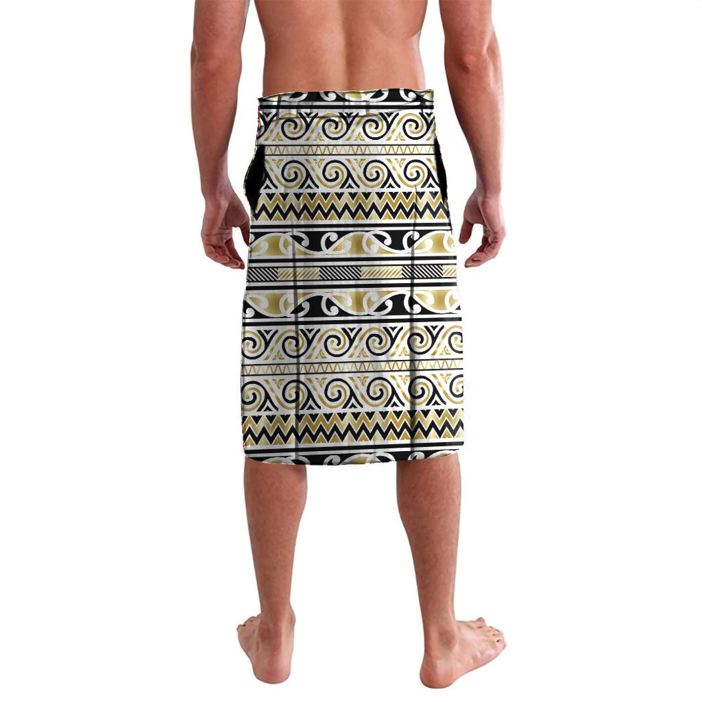 Aotearoa Iwi Ngati Whatua Lavalava Maori Wharenui House Tribal Pattern LT9 - Polynesian Pride