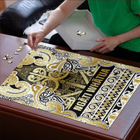 Aotearoa Iwi Ngati Whatua Puzzle Maori Wharenui House Tribal Pattern LT9 - Polynesian Pride