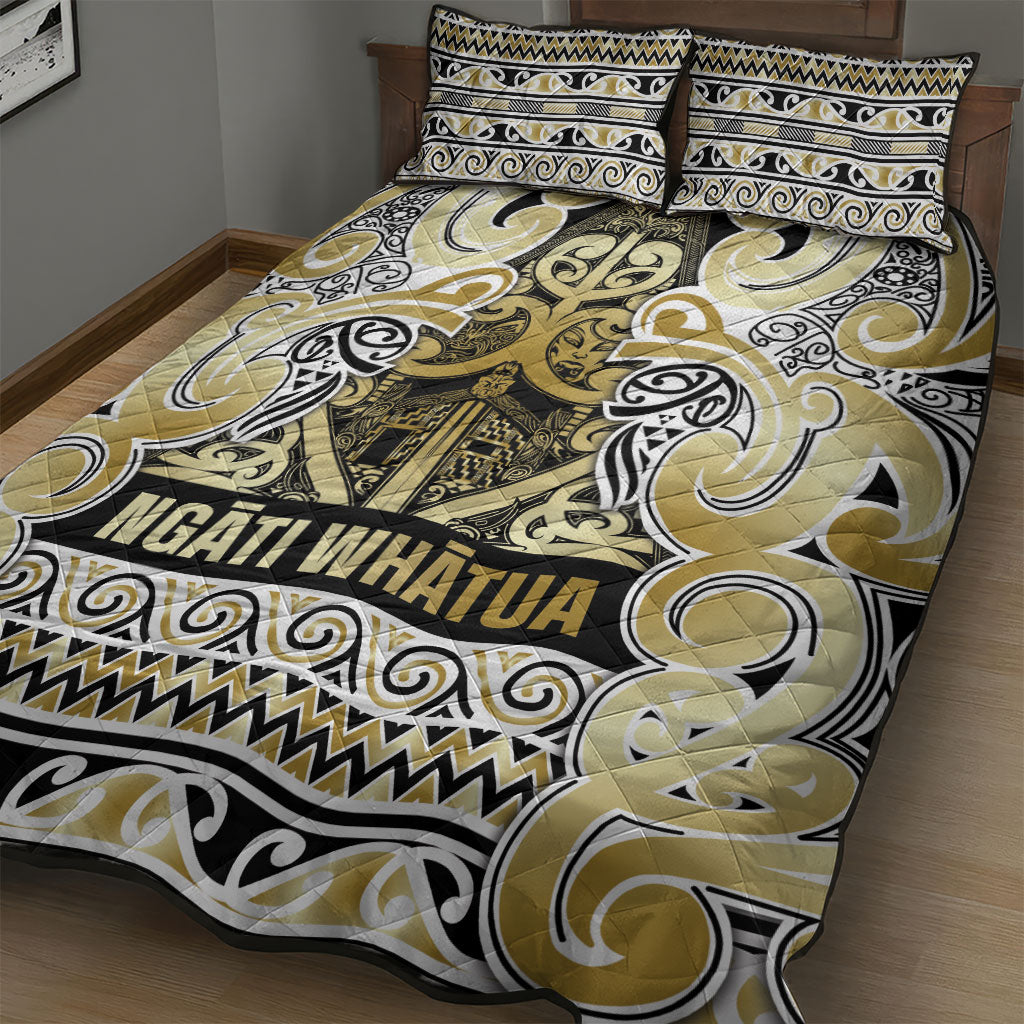 Aotearoa Iwi Ngati Whatua Quilt Bed Set Maori Wharenui House Tribal Pattern LT9 - Polynesian Pride