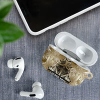 Aotearoa Iwi Waikato Tainui AirPods Case Maori Wharenui House Tribal Pattern LT9 - Polynesian Pride