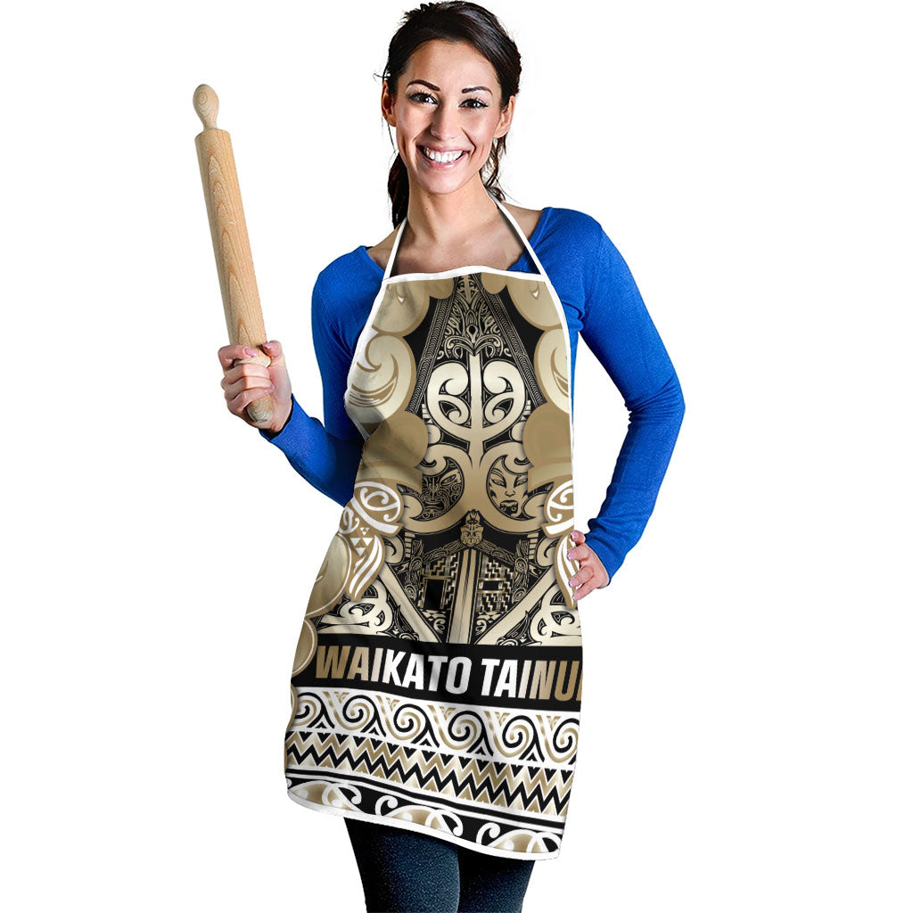 Aotearoa Iwi Waikato Tainui Apron Maori Wharenui House Tribal Pattern LT9 - Polynesian Pride