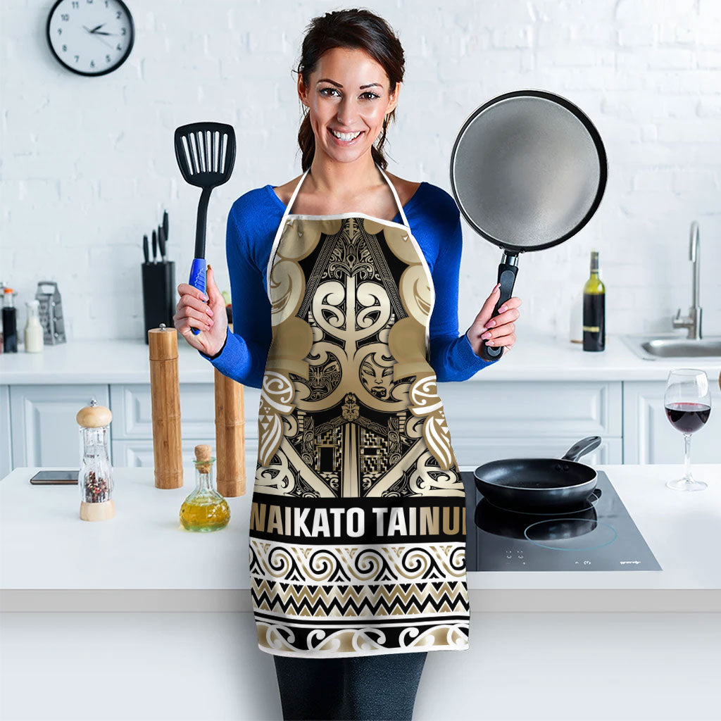 Aotearoa Iwi Waikato Tainui Apron Maori Wharenui House Tribal Pattern LT9 - Polynesian Pride