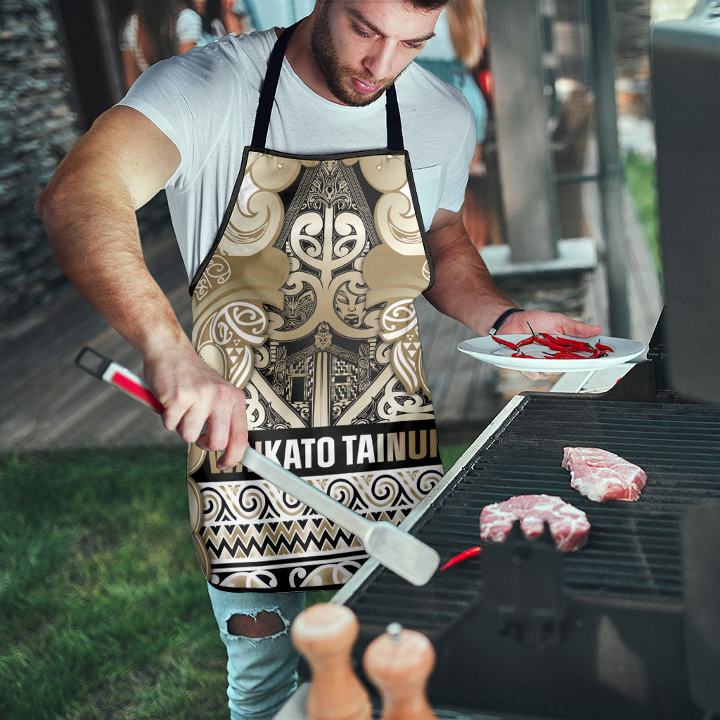Aotearoa Iwi Waikato Tainui Apron Maori Wharenui House Tribal Pattern LT9 - Polynesian Pride