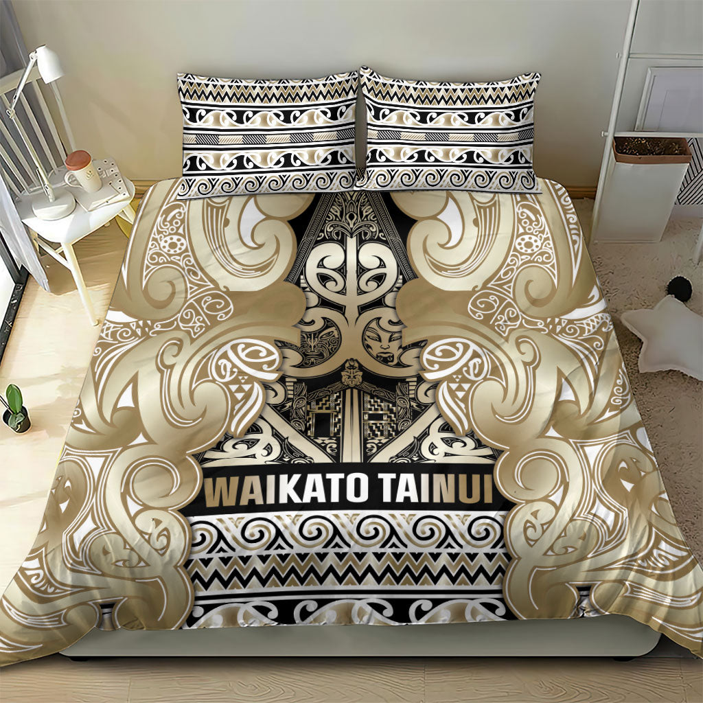 Aotearoa Iwi Waikato Tainui Bedding Set Maori Wharenui House Tribal Pattern LT9 - Polynesian Pride