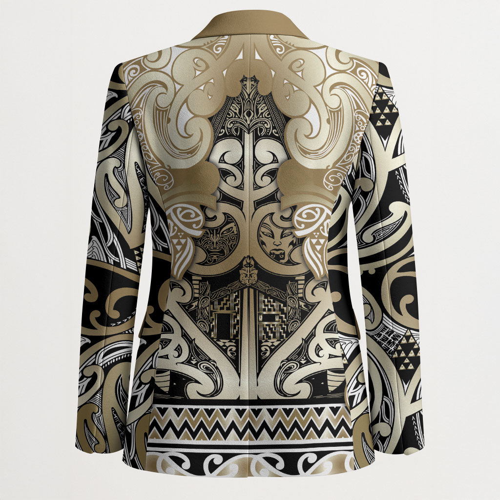 Aotearoa Iwi Waikato Tainui Blazer Maori Wharenui House Tribal Pattern LT9 - Polynesian Pride