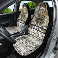 Aotearoa Iwi Waikato Tainui Car Seat Cover Maori Wharenui House Tribal Pattern LT9 - Polynesian Pride